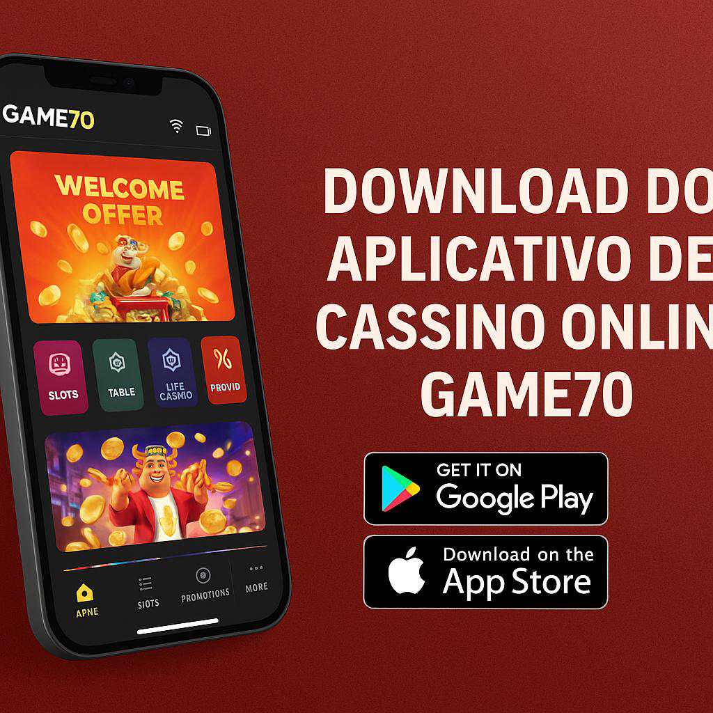 Baixar o GAME70 Cassino App