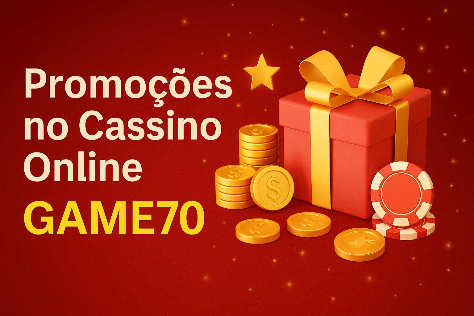 O bônus promocional GAME70 é uma ótima maneira de começar sua aventura