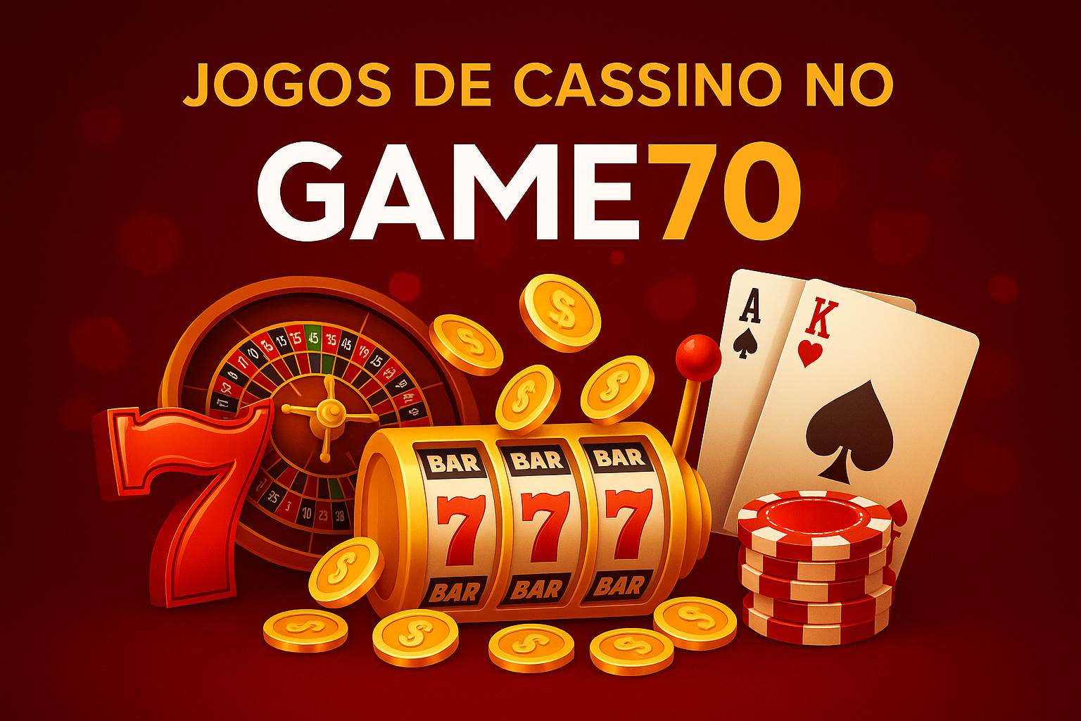 Jogos de cassino online inovadores e emocionantes na GAME70